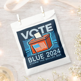 Abstimmung Blue 2024 Wahlurne Wahlurne Präsidialpr Geschenktütchen