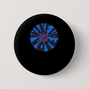 Abstimmung Blue Democrat Anti-Trump Button