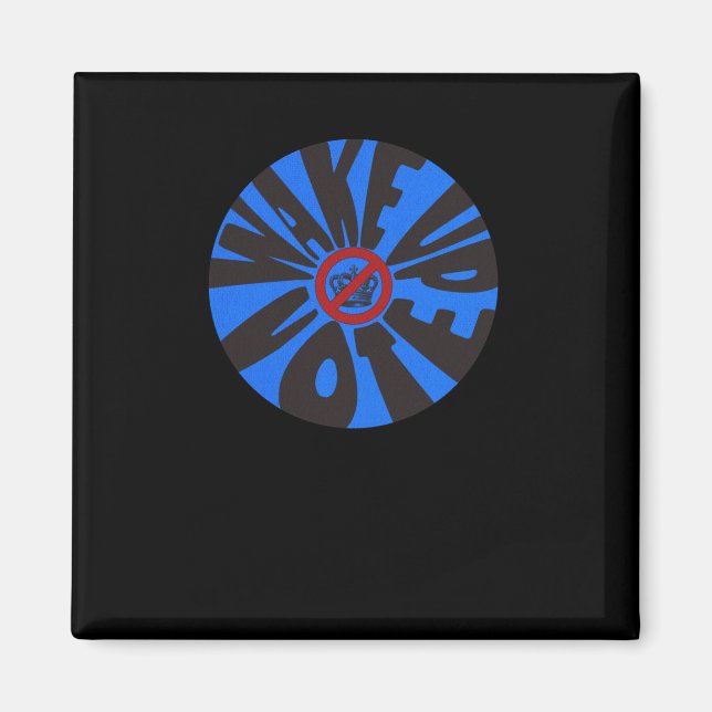 Abstimmung Blue Democrat Anti-Trump Magnet (Vorne)