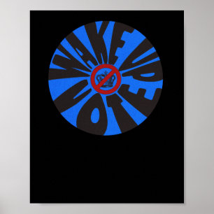 Abstimmung Blue Democrat Anti-Trump Poster