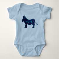 Abstimmung Blue Donkey Wahltag USA Votum Patriotic