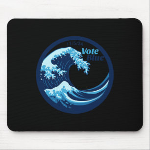 Abstimmung Blue Wave Demokraten Kamala Harris Elec Mousepad