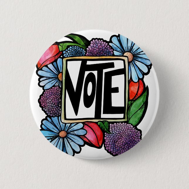 ABSTIMMUNG BUTTON (Vorderseite)