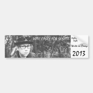 ABSTIMMUNG CASEY FÜR SENAT.  Wie schlecht kann er Autoaufkleber