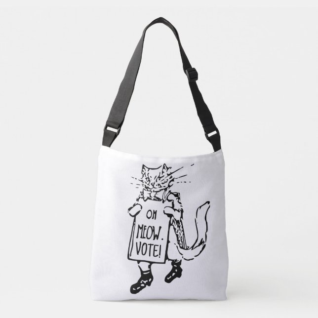ABSTIMMUNG CAT VINTAGE TASCHE (Vorderseite)