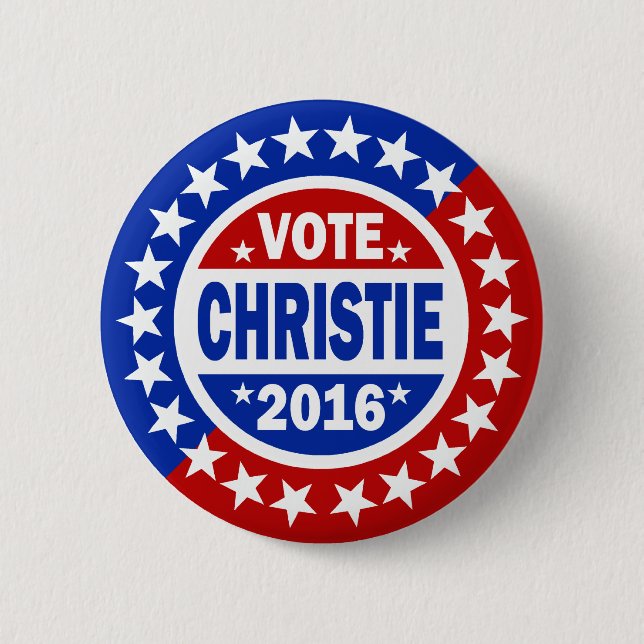 Abstimmung Christie 2016 Button (Vorderseite)