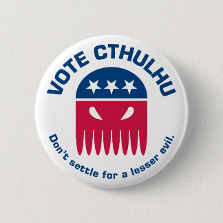 Abstimmung Cthulhu Knopf Button