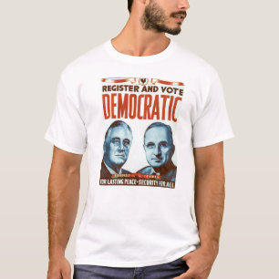 Abstimmung demokratisch T-Shirt