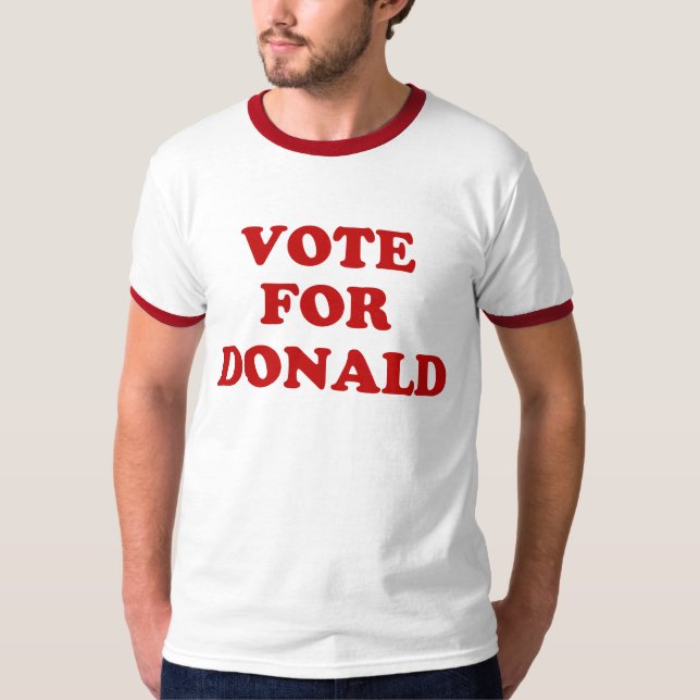 Abstimmung des Trumpf-2016 für Donald T-Shirt (Vorderseite)