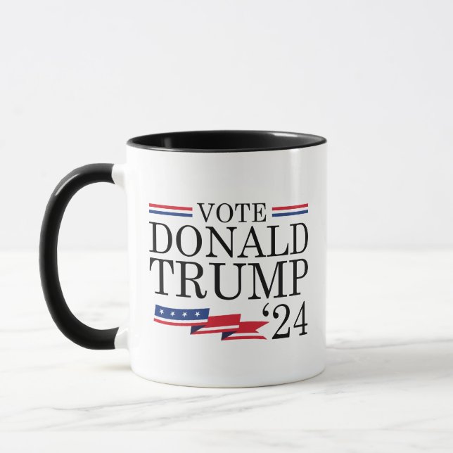 Abstimmung Donald Trump 2024 Tasse (Links)
