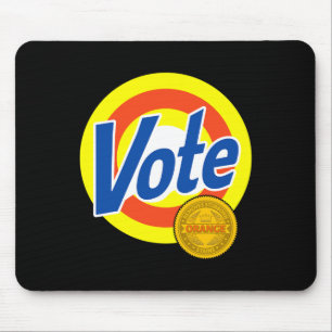 Abstimmung entfernt hartnäckige orangefarbene Flec Mousepad