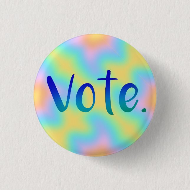 Abstimmung. Farbton Button (Vorderseite)