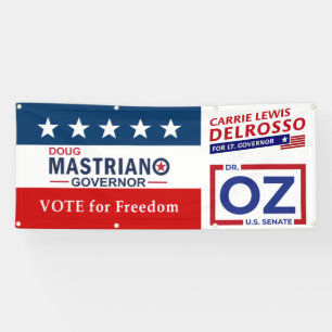 Abstimmung for Freedom with Mastriano, DelRosso & Banner