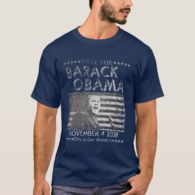 Abstimmung für Barack Obama "dieses ist T-Shirt (Vorderseite)