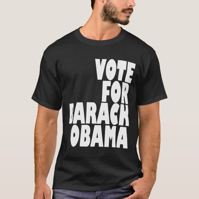 Abstimmung für Barack Obama T-Shirt (Vorderseite)