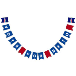 Abstimmung für Beto Texas Gouverneurswahl 2022 Par Wimpelkette