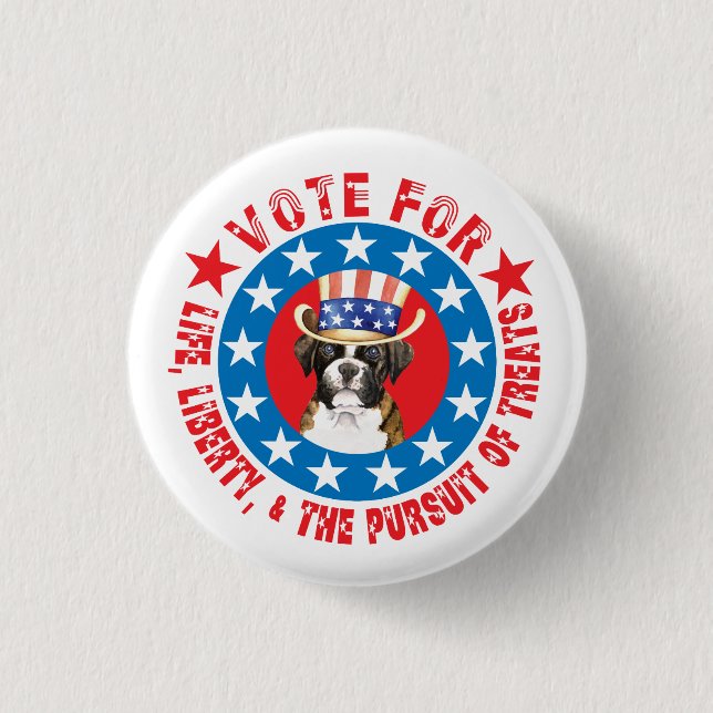 Abstimmung für Boxer Button (Vorderseite)