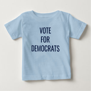 Abstimmung für Demokraten Baby T-shirt