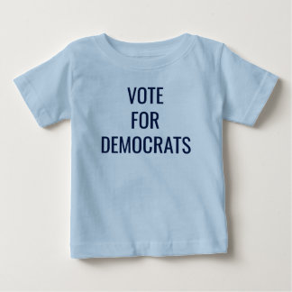 Abstimmung für Demokraten Baby T-shirt