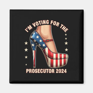 Abstimmung für den Ankläger 2024 Kamala Harris Hig Magnet