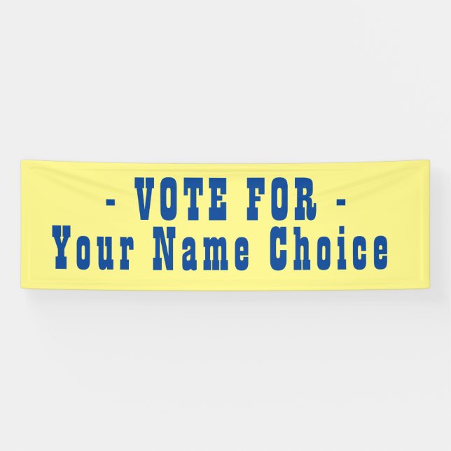 Abstimmung für den Kandidaten Banner (Horizontal)