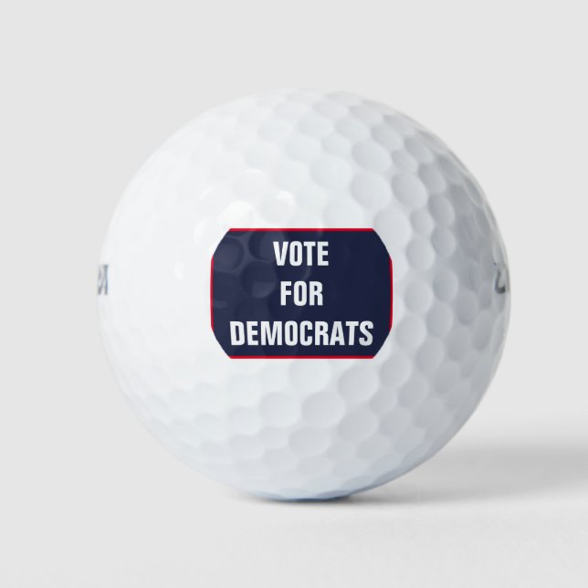 Abstimmung für die Demokraten 2020 Golfball (Vorderseite)