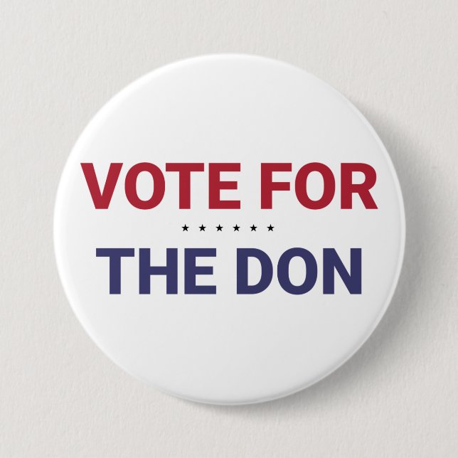 Abstimmung für Don (Wahl 2020 in den USA) Button (Vorderseite)