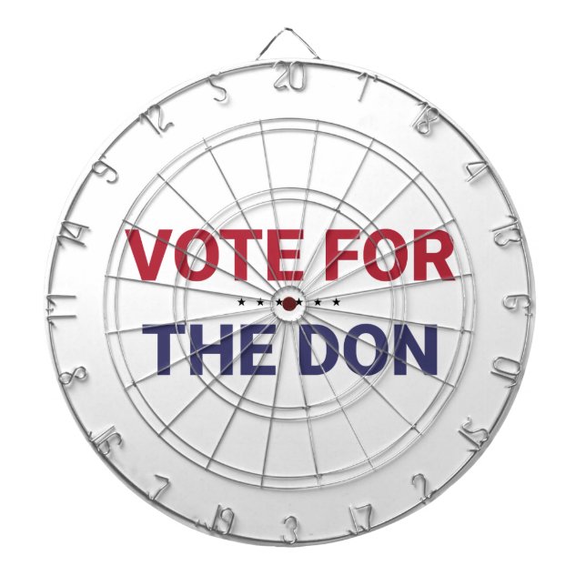 Abstimmung für Don (Wahl 2020 in den USA) Dartscheibe (vorne)