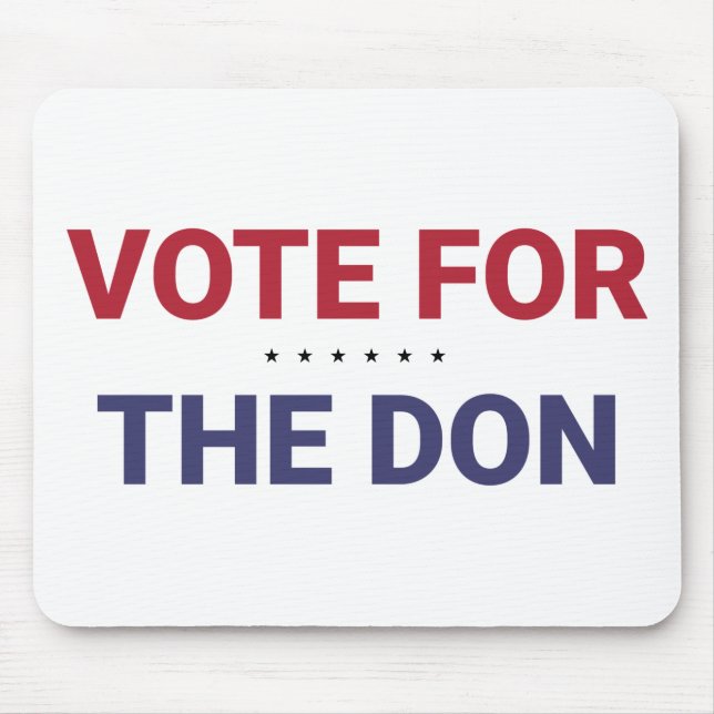 Abstimmung für Don (Wahl 2020 in den USA) Mousepad (Vorne)