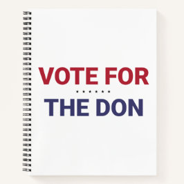 Abstimmung für Don (Wahl 2020 in den USA) Notizbuch