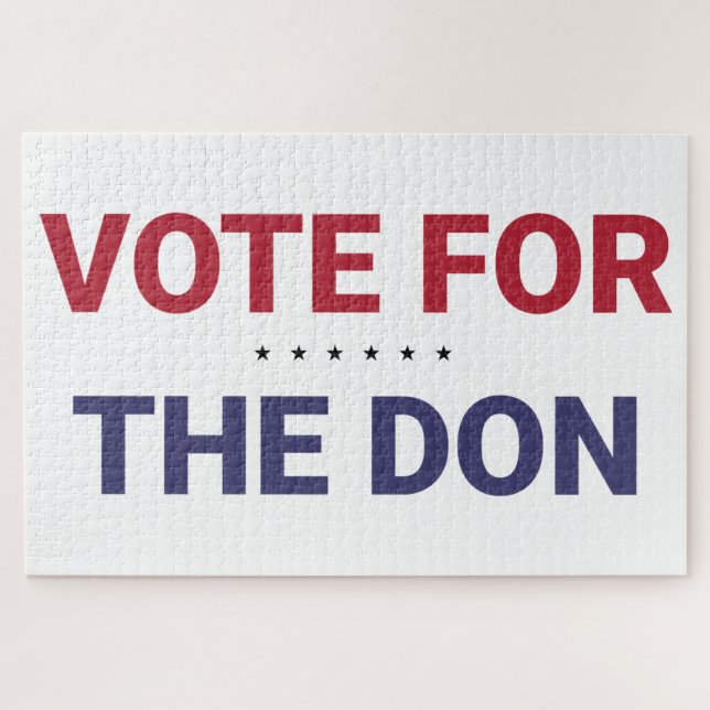 Abstimmung für Don (Wahl 2020 in den USA) Puzzle (Horizontal)