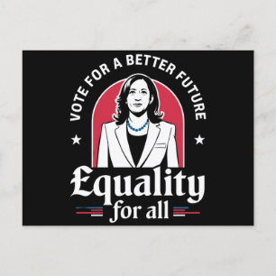 Abstimmung für eine bessere Zukunft US-Präsident 2 Postkarte