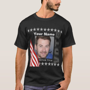 Abstimmung für eine maßgeschneiderte politische T-Shirt