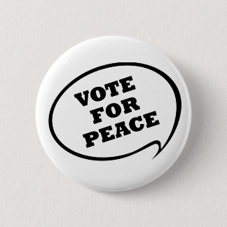 Abstimmung für Friedensknopf Button