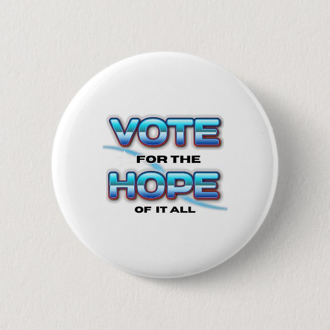 Abstimmung für Hoffnung Kamala Harris - Harris Wal Button (Vorderseite)