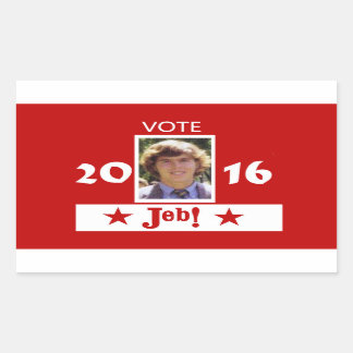 Abstimmung für Jeb 2016 Rechteckiger Aufkleber