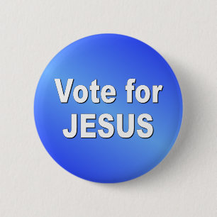 ABSTIMMUNG FÜR JESUS BUTTON