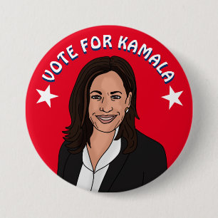 Abstimmung für Kamala Harris 2024 Button