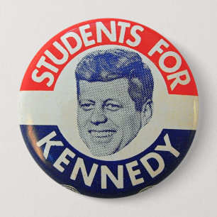Abstimmung für Kennedy-Wahl-Knopf Button