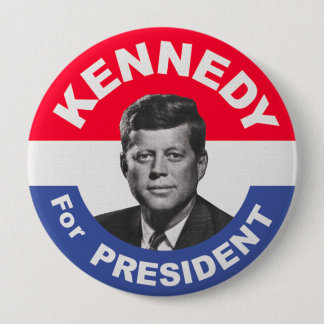 Abstimmung für Kennedy-Wahl-Knopf Button