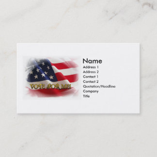 Abstimmung für mich visitenkarte