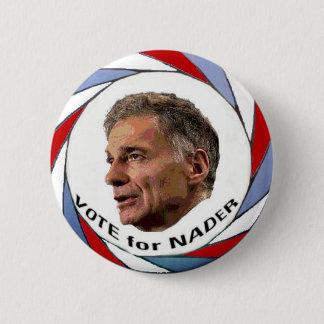 Abstimmung für Nader-Knopf Button