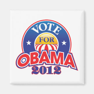 Abstimmung für Obama 2012 Magnet