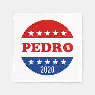 Abstimmung für Pedro im Jahr 2020 Funny Voter Butt Serviette