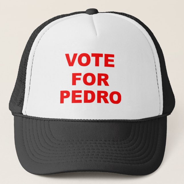 Abstimmung für Pedro Truckerkappe (Vorderseite)