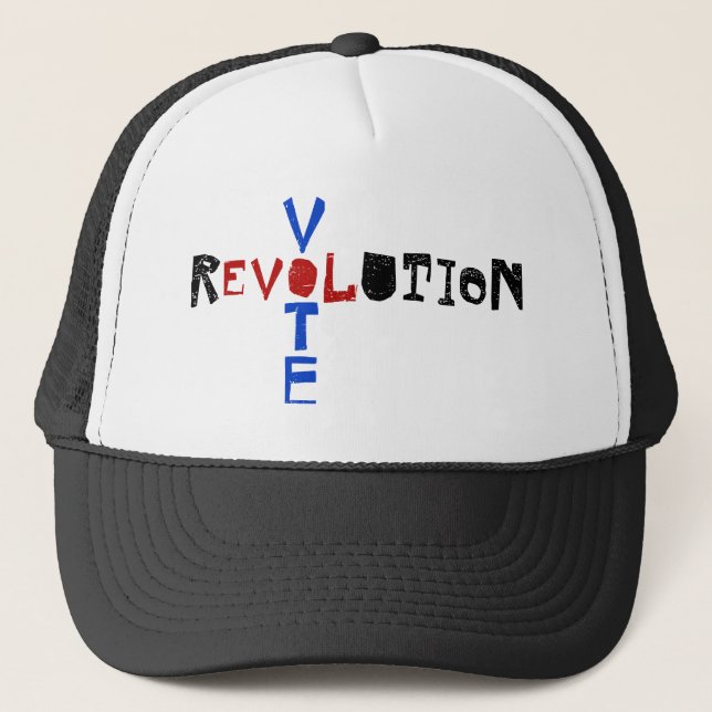 Abstimmung für Revolution Truckerkappe (Vorderseite)