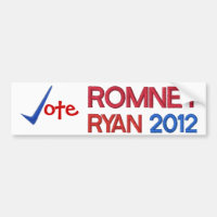 Abstimmung für Romney Ryan 2012