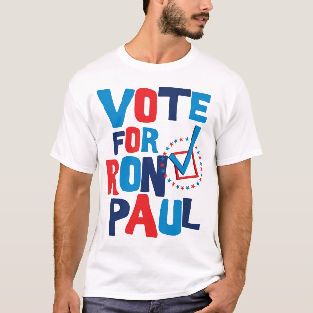 Abstimmung für Ron Paul-Wahl 2012 T-Shirt (Vorderseite)
