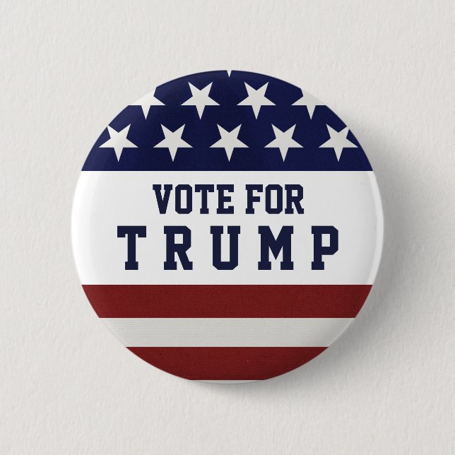 Abstimmung für Trumpf-Präsidentschaftswahl 2020 Button (Vorderseite)