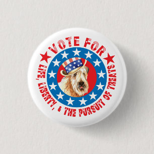 Abstimmung für Wheaten Terrier Button